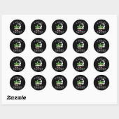 Een klein beetje hoog-Iers grappig St. Patrick's D Ronde Sticker (Vel)
