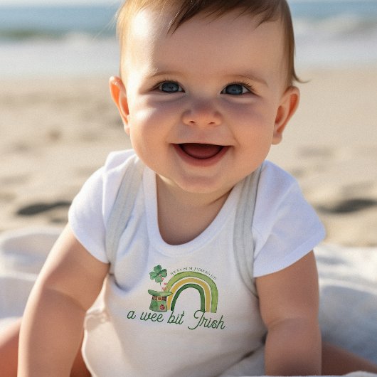 Een klein beetje Iers | 1e St. Patrick's Day Romper
