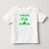 Een klein beetje Iers peuter T-shirt (Voorkant)