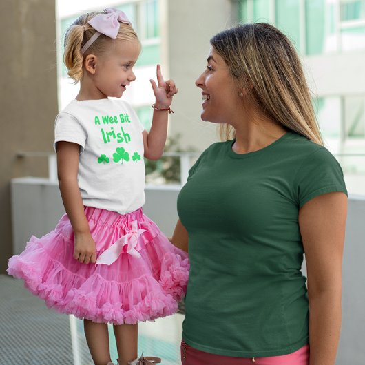 Een klein beetje Iers peuter T-shirt