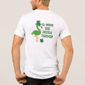 Een klein beetje Iers vandaag St. Patrick Day Tri-Blend Shirt (Achterkant)