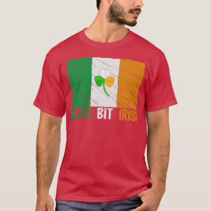 Een klein beetje Ierse peuter T-shirt
