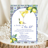 Een klein beetje Italiaans Lemon Martini Vrijgezel Kaart