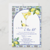 Een klein beetje Italiaans Lemon Martini Vrijgezel Kaart (Voorkant)