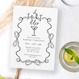 Een klein beetje ouder Black Wavy Border verjaarda Kaart