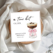 Een klein beetje ouder Chic Martini verjaardagsfee Servet