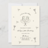 Een klein beetje ouder eigenzinnige hand getekend  kaart (Voorkant)