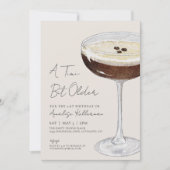 Een klein beetje ouder Espresso Martini Verjaardag Kaart (Voorkant)