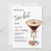 Een klein beetje ouder Espresso Martini Verjaardag Kaart (Voorkant)