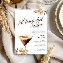 Een klein beetje ouder espresso martini verjaardag