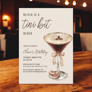 Een klein beetje ouder Espresso Martini Verjaardag Kaart