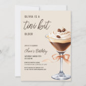 Een klein beetje ouder Espresso Martini Verjaardag Kaart (Voorkant)
