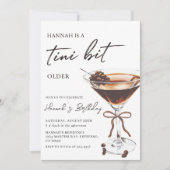 Een klein beetje ouder Espresso Martini Verjaardag Kaart (Voorkant)