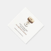 Een klein beetje ouder Espresso Martini Verjaardag Servet (Hoek)