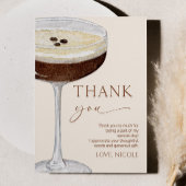 Een klein beetje ouder Expresso Martini verjaardag Bedankkaart