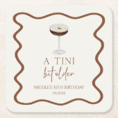 Een klein beetje ouder Expresso Martini verjaardag Kartonnen Onderzetters (Voorkant)