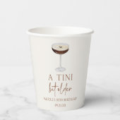 Een klein beetje ouder Expresso Martini verjaardag Papieren Bekers (Achterkant)