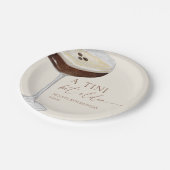 Een klein beetje ouder Expresso Martini verjaardag Papieren Bordje (Gekanteld)