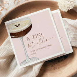 Een klein beetje ouder Expresso Martini verjaardag Servet