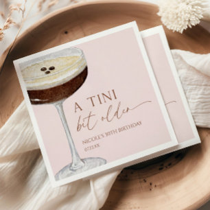 Een klein beetje ouder Expresso Martini verjaardag Servet