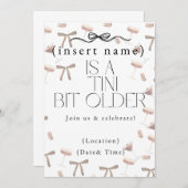 Een klein beetje ouder kaart (Voorkant / Achterkant)