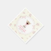 Een klein beetje ouder Martini Coquette verjaardag Servet (Hoek)