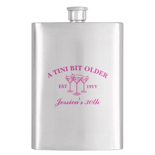 Een klein beetje ouder Martini Custom verjaardagsf Flacon (Voorkant)