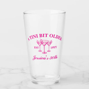 Een klein beetje ouder Martini Custom verjaardagsf Glas