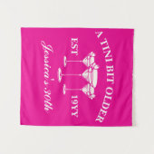 Een klein beetje ouder Martini Custom verjaardagsf Wandkleed (Voorkant (horizontaal))