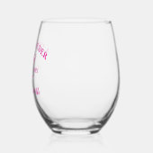 Een klein beetje ouder Martini Custom verjaardagsf Wijnglas Zonder Voet (Links)