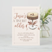 Een klein beetje ouder, Martini, Espresso Verjaard Kaart (Staand voorkant)