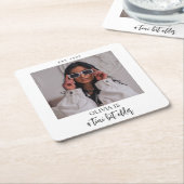 Een klein beetje ouder Martini thema foto partij g Kartonnen Onderzetters (Schuin)