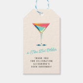 Een klein beetje ouder Martini thema retro 30e ver Cadeaulabel (Voorkant)