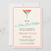 Een klein beetje ouder Martini thema retro 30e ver Kaart (Voorkant)