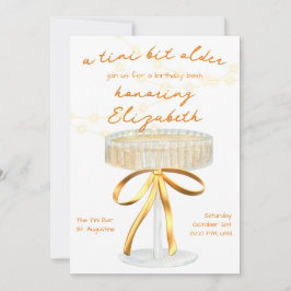 Een klein beetje ouder Martini thema verjaardagsui Kaart