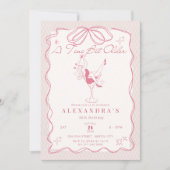 Een klein beetje ouder martini verjaardag meisjes  kaart (Voorkant)