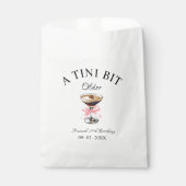 Een klein beetje ouder Martini verjaardagsfeestje Bedankzakje (Voorkant)