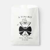 Een klein beetje ouder Martini verjaardagsfeestje Bedankzakje (Voorkant)