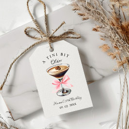 Een klein beetje ouder Martini verjaardagsfeestje Cadeaulabel