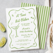 Een klein beetje ouder Martini verjaardagsfeestje Kaart