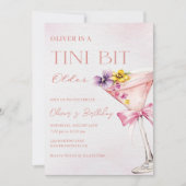 Een klein beetje ouder Martini verjaardagsfeestje Kaart (Voorkant)