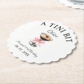 Een klein beetje ouder Martini verjaardagsfeestje Kartonnen Onderzetters (Gekanteld)