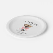 Een klein beetje ouder Martini verjaardagsfeestje Papieren Bordje (Gekanteld)