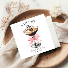 Een klein beetje ouder Martini verjaardagsfeestje Servet