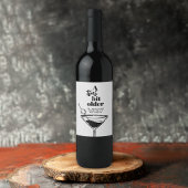 Een klein beetje ouder Martini verjaardagsfeestje Wijn Etiket