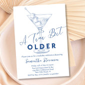 Een klein beetje ouder moderne minimale blauwe ver kaart