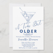 Een klein beetje ouder moderne minimale blauwe ver kaart (Voorkant)