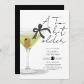 Een klein beetje ouder Olive Martini Verjaardag Ui Kaart (Voorkant / Achterkant)