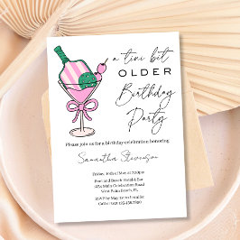 Een klein beetje ouder pickleball thema verjaardag kaart