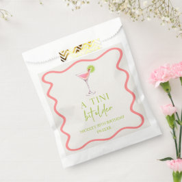 Een klein beetje ouder roze Cosmo Martini verjaard Bedankzakje